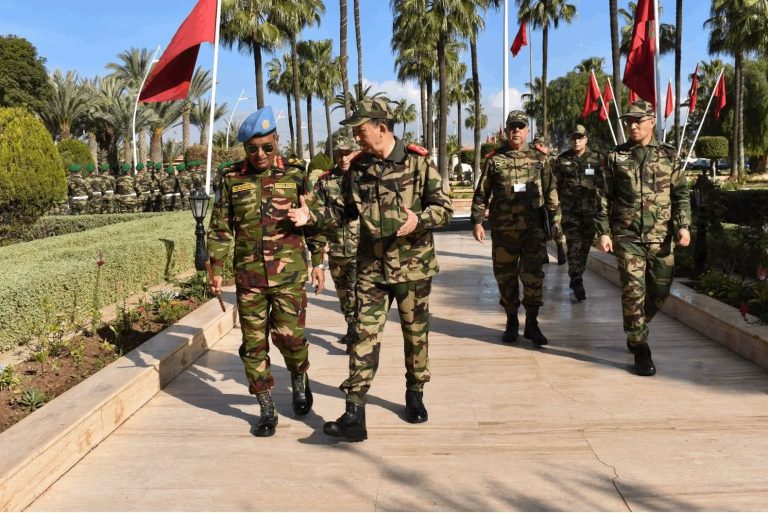 قائد الجيش المغربي بالصحراء يستقبل رئيس قوات بعثة المينورسو