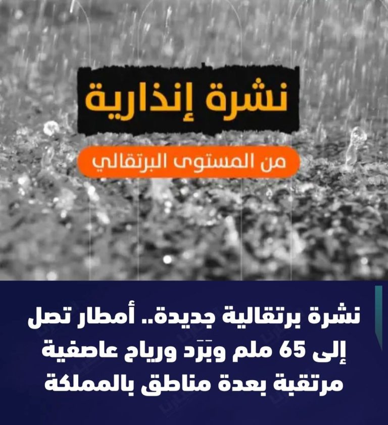 المديرية العامة للأرصاد الجوية من اضطرابات جوية قوية
