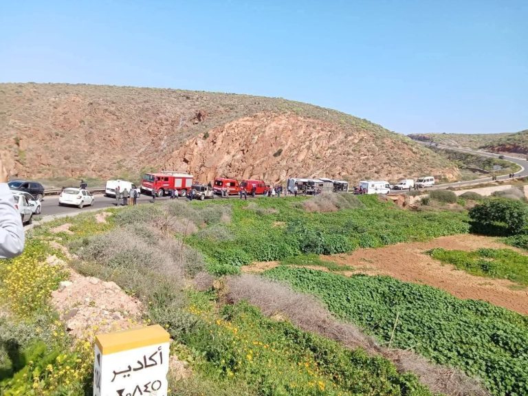 فاجعة بسيدي إفني… أربعة من رجال الأمن الوطني في رحمة الله إثر حادثة سير خلال مهمة نظامية
