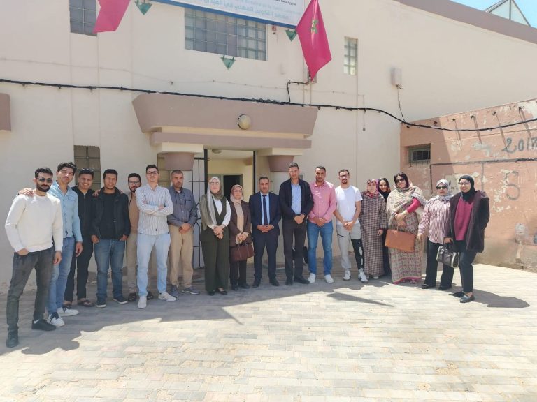 مندوب الصحة بالعيون يُشرف على تنصيب السيدة إيمان البليوطي مديرة لمعهد التكوين الصحي.