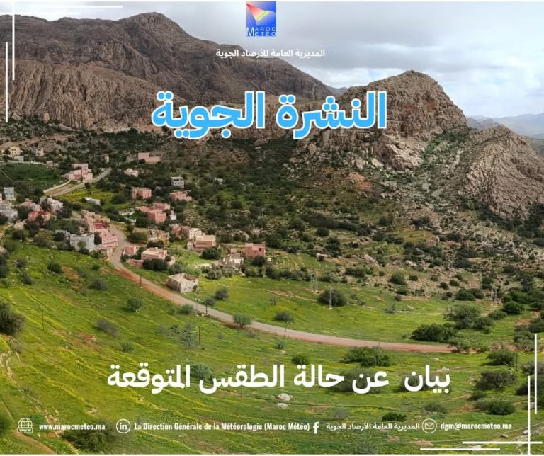 النشرة الجوية المفصلة للأيام المقبلة بالمغرب