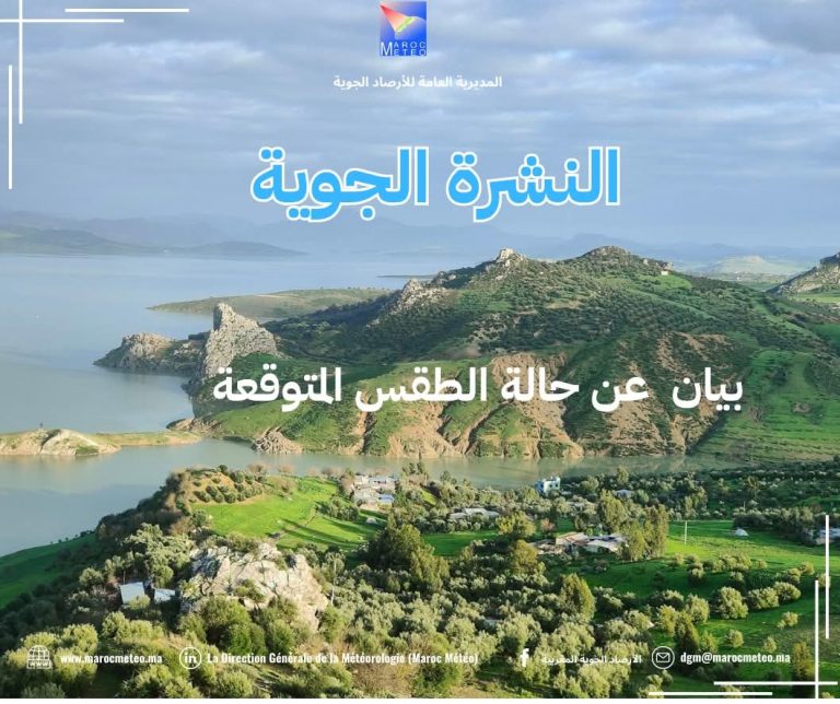 النشرة الجوية المفصلة للأيام المقبلة بالمغرب