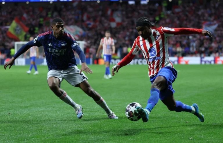 أرسنال يتعادل مع أتلتيكو مدريد في ذهاب نصف نهائي “أبطال أوروبا”