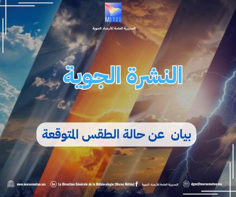 النشرة الجوية المفصلة للأيام المقبلة بالمغرب