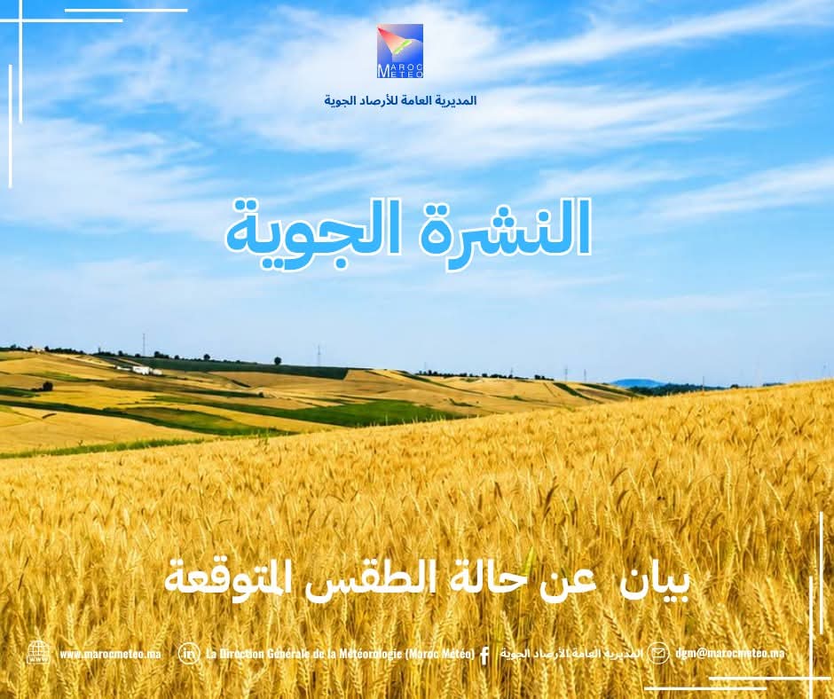 توقعات الحالة الجوية بالمغرب