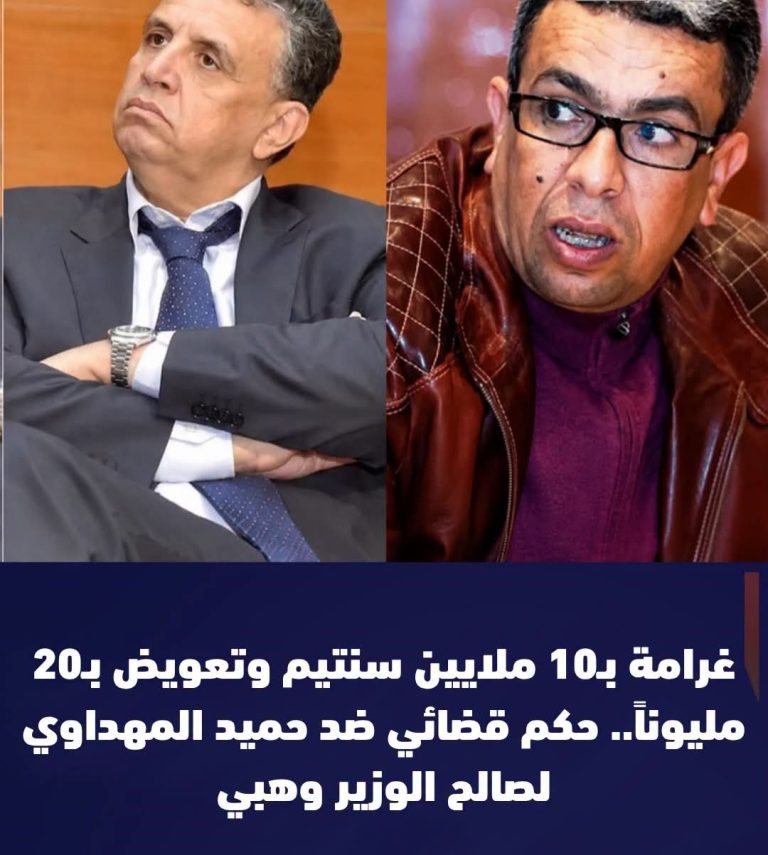 إدانة الصحفي حميد المهداوي بغرامات مالية وتعويضات في دعوى وزير العدل عبد اللطيف وهبي
