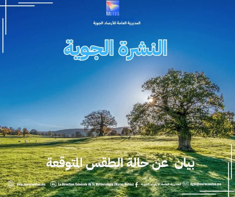 توقعات أحوال الطقس بالمغرب خلال الأيام المقبلة