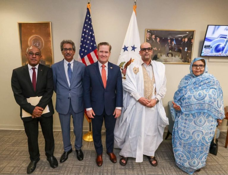 الممثل الدائم للولايات المتحدة لدى الأمم المتحدة يستقبل وفدًا من حركة “صحراويون من أجل السلام”