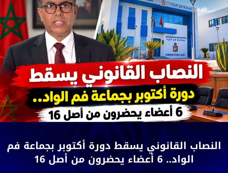 فم الواد.. غياب الأعضاء يحول دون انعقاد دورة أكتوبر بسبب عدم اكتمال النصاب