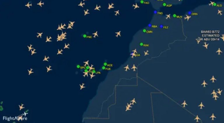 إسبانيا تواصل تدبير أجواء الصحراء من جزر الكناري والمغرب يسعى لاستعادة الإشراف على الملاحة الجوية